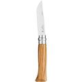 Opinel INOX Lux Olive Messer, braun, S