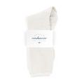 Graham Cashmere - Pure Cashmere Bed Socks - Made in Scotland - Gift Boxed (Soft White)(Size: One Size)