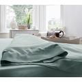 Jasmine Silk 100% Mulberry 19MM Charmeuse Silk Duvet Cover (DUCK EGG) (SUPER KING 260cm x 220cm+7cm border)