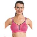 Anita Women's Non-Wired Padded Sports Bra 5544 Pink/Anthracite 32 C