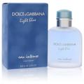 Light Blue Eau Intense For Men By Dolce & Gabbana Eau De Parfum Spray 3.3 Oz