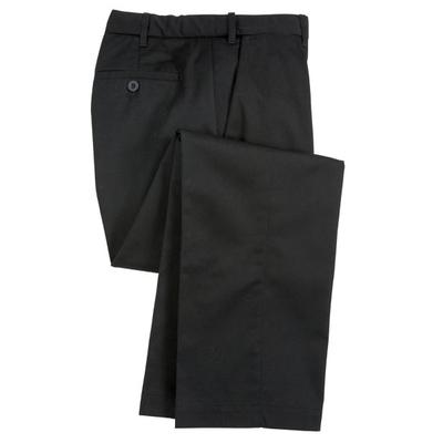 Haband Mens Fit-Forever Twill Pants, Black, Size 42 XS (25-26)