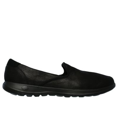 Skechers Women's GOwalk Lite - Queenly Shoes | Size 5.5 | Black | Textile | Vegan | Machine Washable