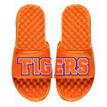 Men's ISlide Orange Clemson Tigers Football Split Slide Sandals