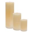 Nicola Spring Set of 6 Vanilla Scented Pillar Candles, Small, Medium & Large