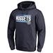 Men's Fanatics Branded Navy Denver Nuggets Onside Stripe Pullover Hoodie