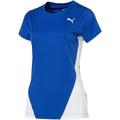 PUMA Damen Cross The Line Tee W T-Shirt, Team Power Blue White, XL