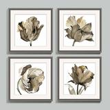 Shadow Floret Art - Print II, 22" x 22" - Ballard Designs 22" x 22" - Ballard Designs