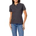 CliQue Damen Regular Fit Poloshirt,Grey (Anthracite Melange), 34 EU (Herstellergröße:X-Small)