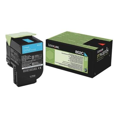 Lexmark Tonerkassette »802C« blau Image