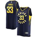 Men's Fanatics Branded Myles Turner Navy Indiana Pacers Fast Break Replica Jersey - Icon Edition