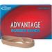 Alliance Rubber 27055 Advantage Rubber Bands Size #105 1 lb Box Contains Approx. 60 Bands (5 x 5/8 Natural Crepe)