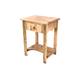 Table Basse bois + 1 tiroir Miel antiquaire