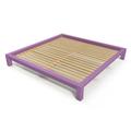 Lit King Size 200x200 bois massif 200x200 Lilas