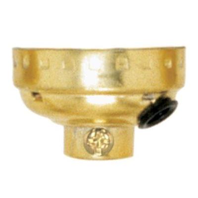 Satco 81701 - 1/8IPS Bright Gilt Aluminum Shells and Caps with Paper Liners (80-1701)
