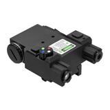 VISM QR Laser Designator Box w/ Green Laser Sight and 4 Color LED NAV Lights Black VLG4NVQRB