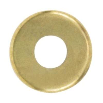 Satco 92049 - 1/8 IP Slip Brass Plated Curled Edge Steel Check Ring (90-2049)