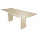 108" x 48" Custom Standing Height Rectangular Conference Table with Cable Channel Bases