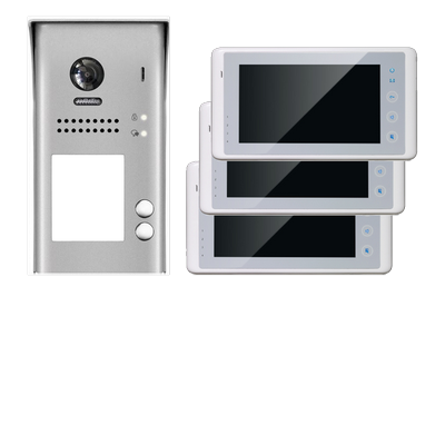 Video Türsprechanlage Klingelanlage mit 3 Monitoren DT602D und DT27W