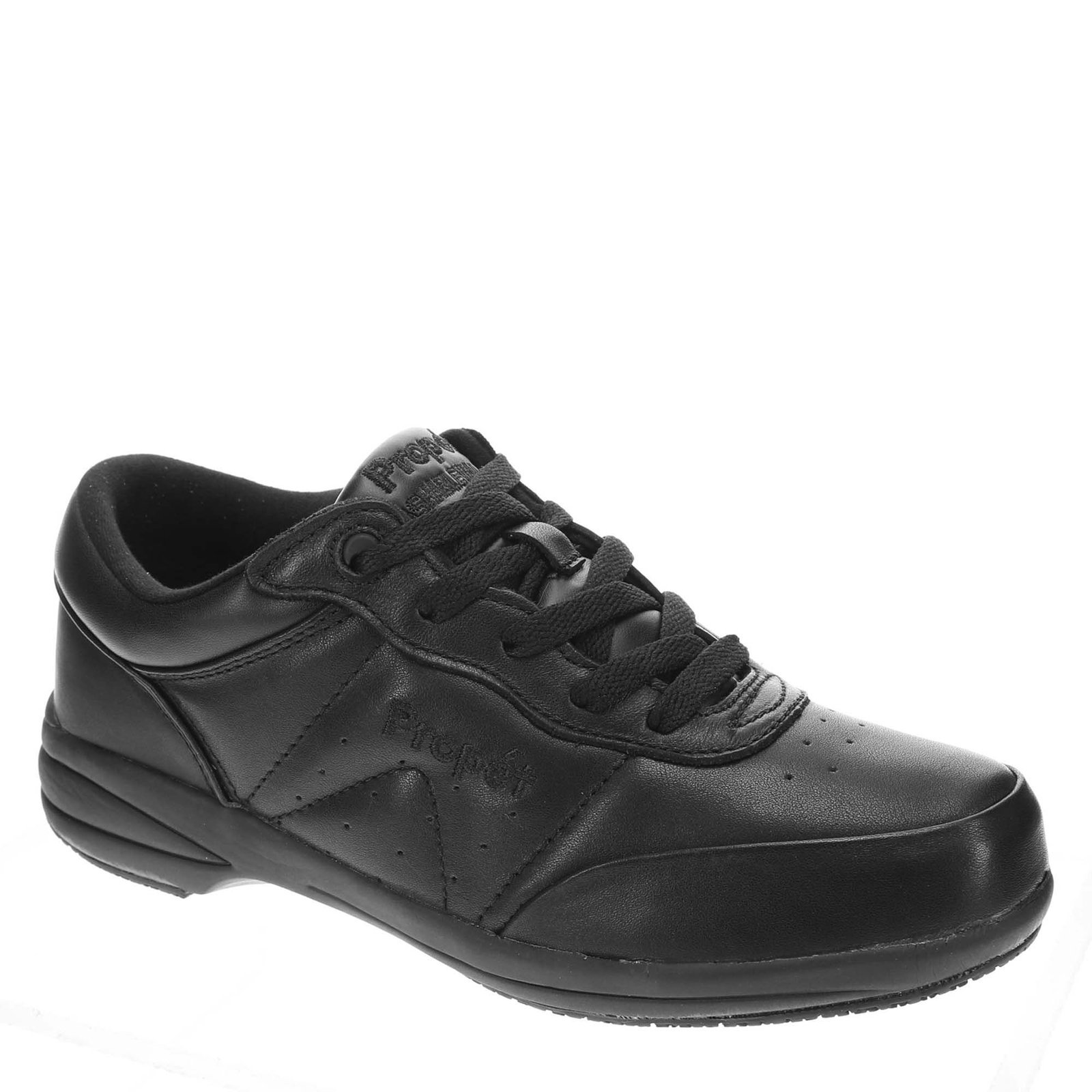 Propet Washable Walker Lace-Up - Womens 10.5 Black Oxford S2