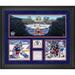 New York Rangers Framed 23" x 27" 2018 Winter Classic 3-Photograph Collage with Game-Used Ice from the - Limited Edition of 250
