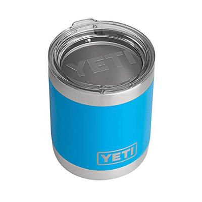 YETI Baby Blue/Teal 10 oz Lowball Rambler with Standard Lid-NEW