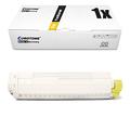 1x Eurotone Toner for OKI C822 C822N C822CDTN C822DN replaces 44844613 Yellow