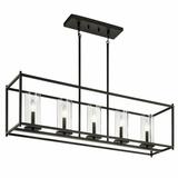 Kichler 43995 Crosby 5 Light 41 Wide Linear Chandelier - Bronze