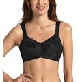 Anita Womens Care Safina Post Surgery Mastectomy Bra Size 38E in Black 50% Polyamide 30% Polyester 10% Spandex 5% Viscose 5% Cotton