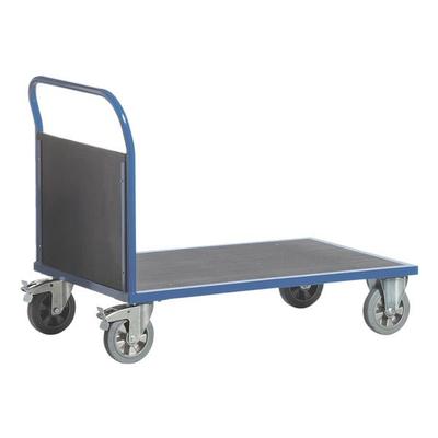 ROLLCART Stirnwandwagen 200x80 cm Ladefläche blau, 212x99x80 cm