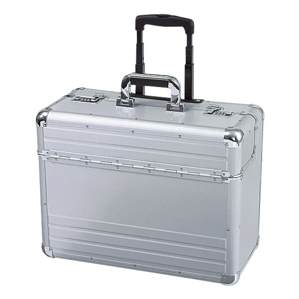 Alumaxx Pilotenkoffer Trolley »Omega« silber, 48x38.5x23 cm Image