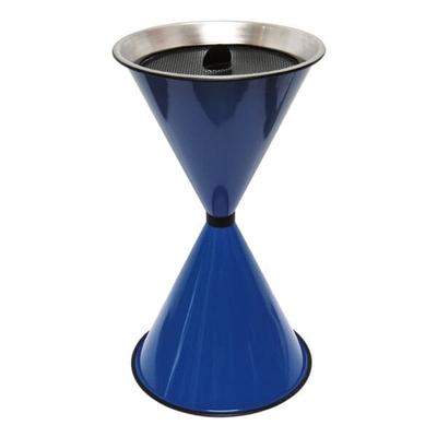 SZ Metall Stand-Aschenbecher »spitze Kegel« blau, 40x71 cm Image