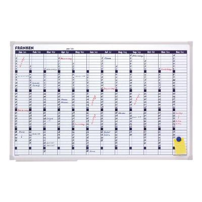 Planungstafel »Jahreskalender X-tra! Line VO-12« grau, Franken