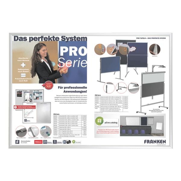 Franken Feuerfester Wechselrahmen »BS1805« silber, 87.2x122x1.7 cm Image