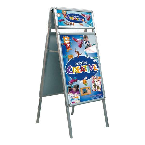 Franken Kundenstopper »Plus BS1305« A1 grau, 64x151x74.5 cm Image