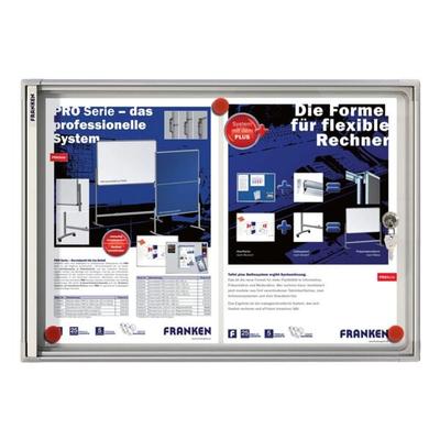 Franken Schaukasten für den Innenbereich »X-tra!Line® FSA2« silber, 51x37x3 cm