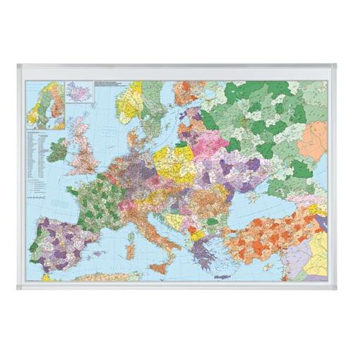 Europakarte »KA650P« grau, Franken