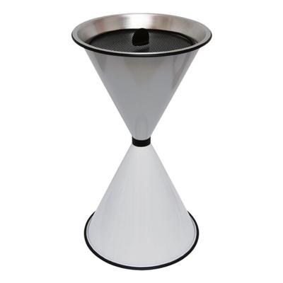 Stand-Aschenbecher »spitze Kegel« weiß, SZ Metall, 40x71 cm