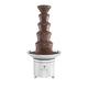 Royal Catering RCCF-65W4 Chocolate Fountain Machine Melted Chocolate Foundue (6 kg, 250 W, Temperature Range up to 110 °C, 5 Tiers) Stainless Steel