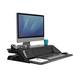 Fellowes Lotus DX Deluxe Height Adjustable Sit-Stand Workstation, Black, 8081001