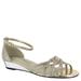 Easy Street Tarrah - Womens 7 Gold Sandal W2