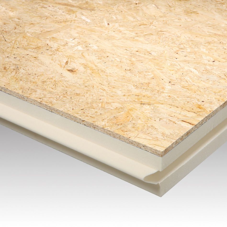 Bauder Dachbodendämmung BauderPIR DHW WLS 023 PU-Hartschaum mit 10mm Holzfaserplatte Dachdämmung, 130 mm Image