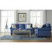 Red Barrel Studio® 83" Flared Arm Sofa w/ Reversible Cushions Polyester in Blue | 39 H x 83 W x 39 D in | Wayfair 90AAE7B77FD84983839312EC78555746