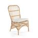 Bayou Breeze Aindriu Windsor Back Side Chair Wicker/Rattan in Brown | 39 H x 21.5 W x 24 D in | Wayfair 0B84324D93774337B07DD03AC5DF84B5
