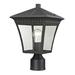 Astoria Grand Berrywood Medium 1-Light Lantern Head Metal in Black | 14.5 H x 8.62 W x 9 D in | Wayfair D332B2913F14426293204A19A79BF066