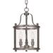 Hudson Valley Lighting Hampton 3 - Light Lantern Drum Pendant Metal in Gray | 16 H x 10 W x 10 D in | Wayfair 1310-AN