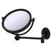 Allied Brass Extend 3X Magnifying Makeup Mirror Metal in Brown | 10 H x 8 W x 18 D in | Wayfair WM-6D/3X-ORB