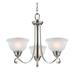 Darby Home Co Halvorsen 3-Light Shaded Classic/Traditional Chandelier Glass/Metal in Gray | Wayfair A6D8D25FD87E425FBAC4FA738FCBA81F