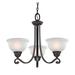 Darby Home Co Halvorsen 3-Light Shaded Classic/Traditional Chandelier Glass/Metal in Brown | Wayfair 41449E4AFEA2422CA33219755FA17C32