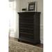 Pulaski Furniture Caldwell 6 Drawer Chest Wood in Black/Brown | 59 H x 44 W x 19 D in | Wayfair P012124